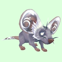 Silver Rock Mouse w/o Neck Ruff