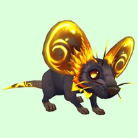 Gold Rock Mouse w/ Neck Ruff