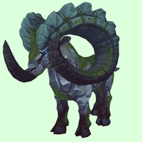 Mossy Blue Ramolith - Larger Horns