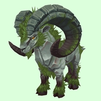 Mossy Grey Ramolith - Smaller Horns w/ Bristles