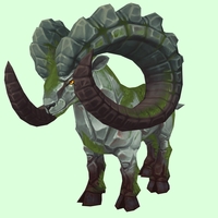 Mossy Grey Ramolith - Larger Horns