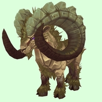 Mossy Tan Ramolith - Larger Horns w/ Bristles