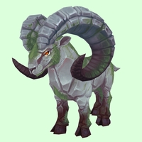 Mossy Light Grey Ramolith - Smaller Horns