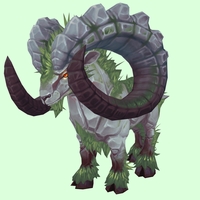 Mossy Light Grey Ramolith - Larger Horns w/ Bristles