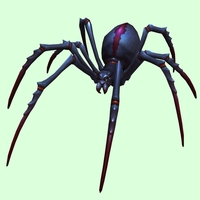 Black & Maroon Spider