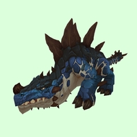 Blue Primal Thunder Lizard w/ Short Horn & Regular Plates