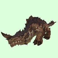 Brown Primal Thunder Lizard w/ Regular Horn