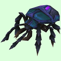 Classic Indigo-Teal Scarab w/ Magenta Spots