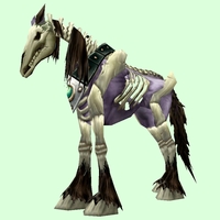 Purple Skeletal Horse