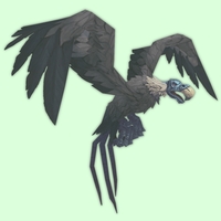Ghostly Blue-Grey Vulture