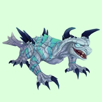 Wiry White & Aqua Warp Stalker