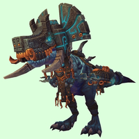 Blue Devilsaur w/ Black & Copper Armour