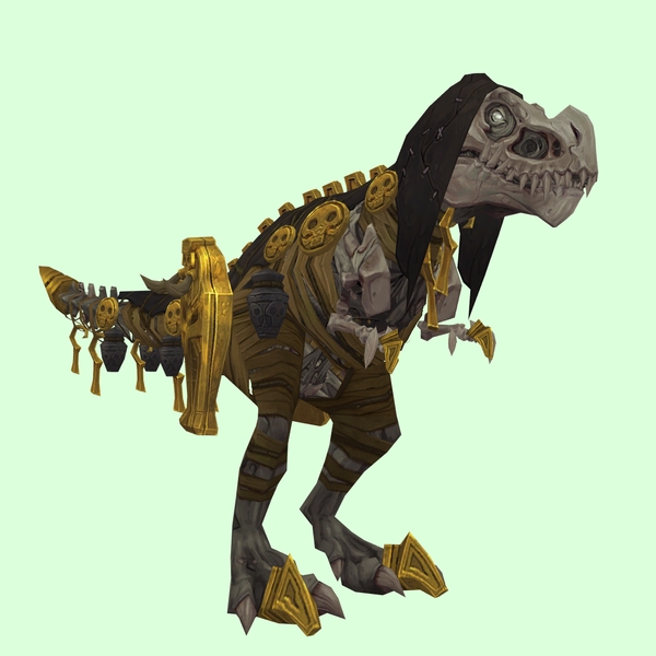 Pale Skeletal Devilsaur w/ Gold Armour