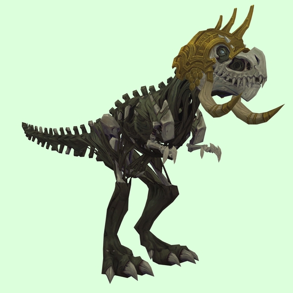 Grey Skeletal Devilsaur w/ Helmet