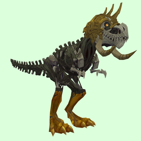 Gold-Embossed Skeletal Devilsaur w/ Helmet