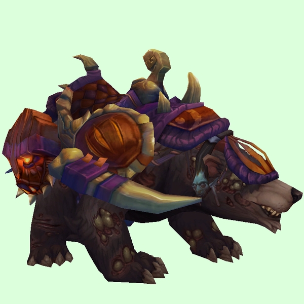 Sickly Dark Bear w/ Purple Amani Armour