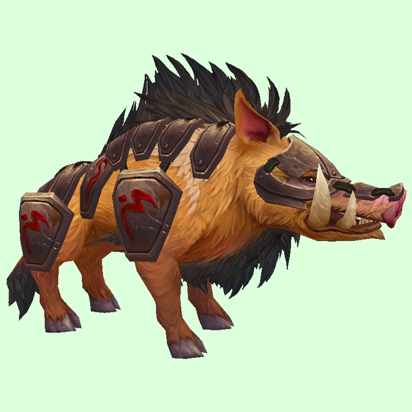 Brown Boar w/ Bronze Armour