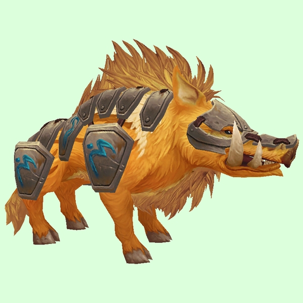 Yellow Boar w/ Brass Armour