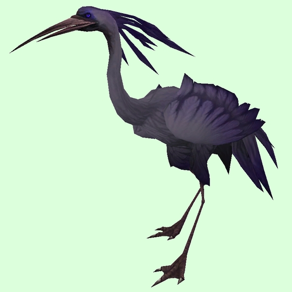 Dark Purple Crane