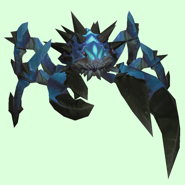 Dark Blue Spiked Crab w/ Blue Markings