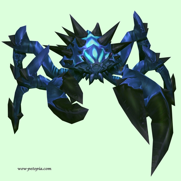 Dark Blue Spiked Crab w/ Blue Markings