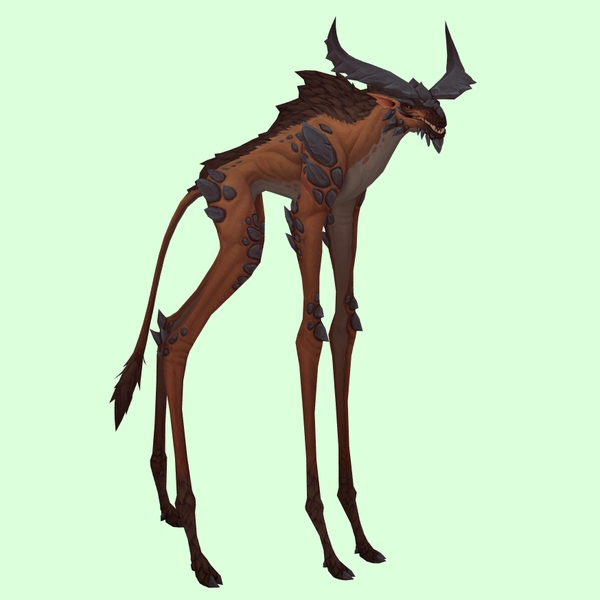 Brown Deepstrider w/ Large Horns & Maned Back