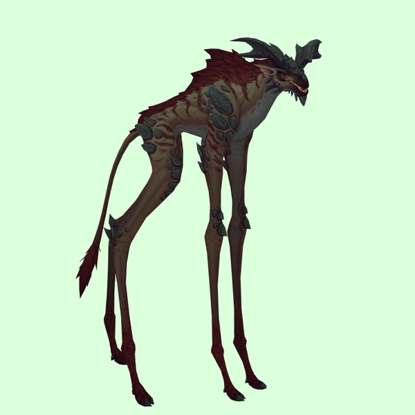 Umber Deepstrider w/ Pronged Horns & Maned Back