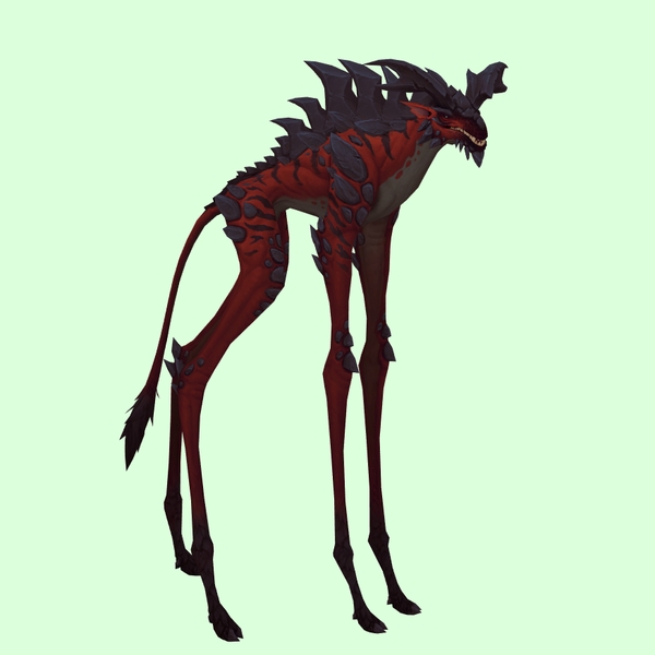 Red Deepstrider w/ Pronged Horns & Spiny Back