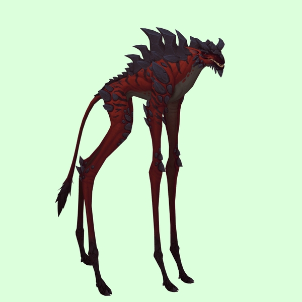 Red Deepstrider w/ Short Horns & Spiny Back