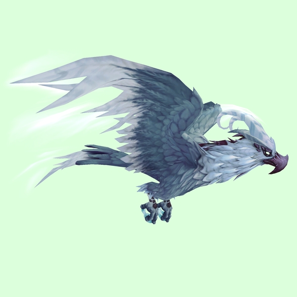 Horned Grey & White Wind Eagle