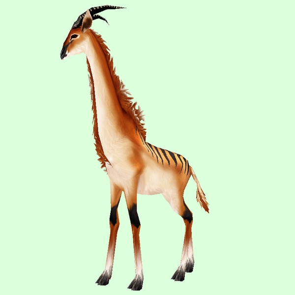 Striped Tan Giraffe