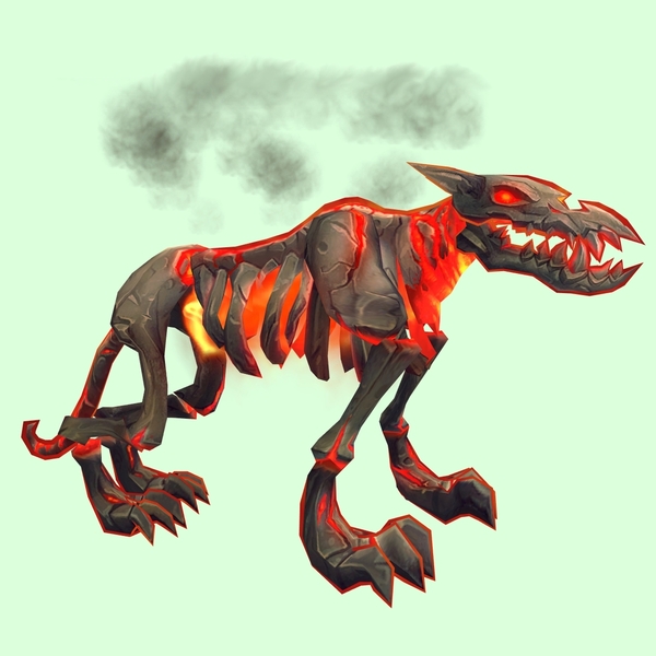 Red Infernal Hellhound w/ No Flames