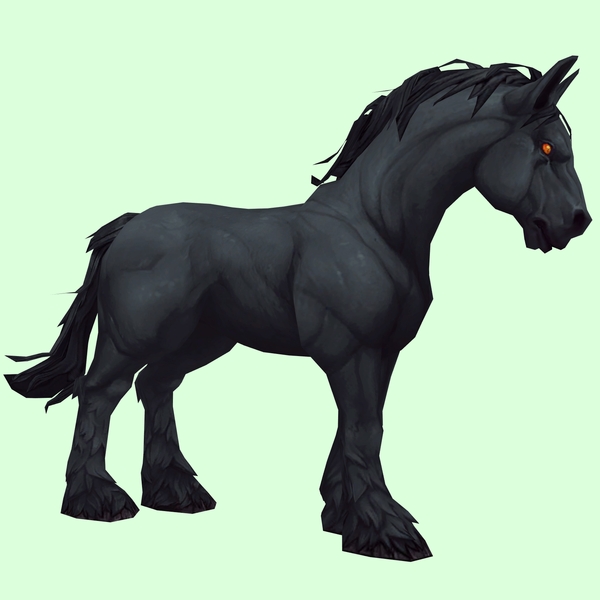 Red-Eyed Black Horse