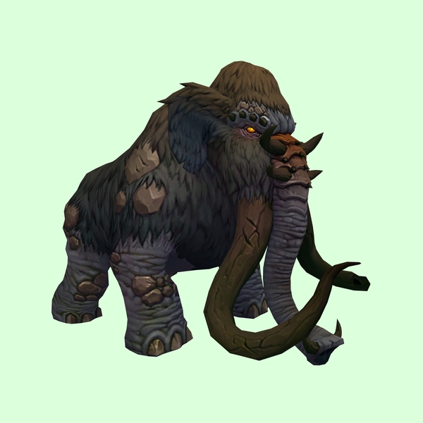 Dark Mammoth w/ Medium Broken Tusks