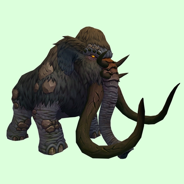 Dark Mammoth w/ Large Tusks