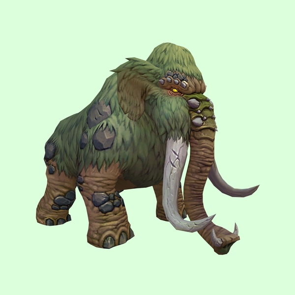 Green Mammoth w/ Shorter Tusks