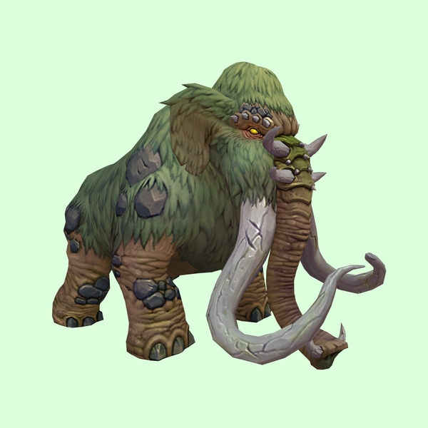 Green Mammoth w/ Medium Tusks
