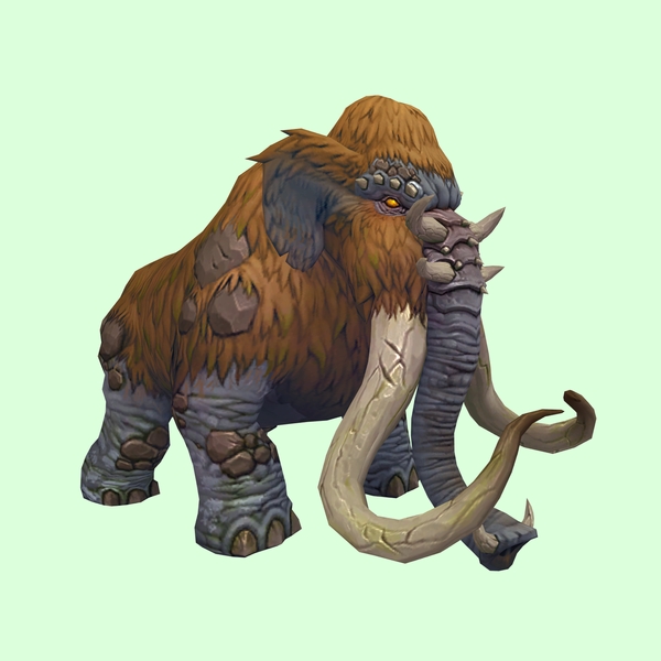 Orange Mammoth w/ Medium Tusks