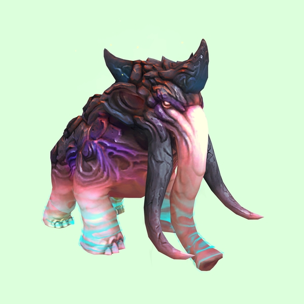 Light Pink & Blue Magmammoth w/ Shorter Tusks & Small Spikes