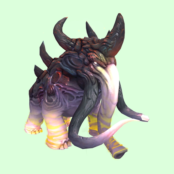 Light Pink & Gold Magmammoth w/ Broken Tusks & Large Spikes