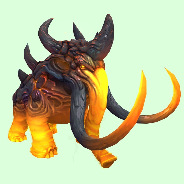 Orange-Yellow Magmammoth w/ Longer Tusks & Large Spikes