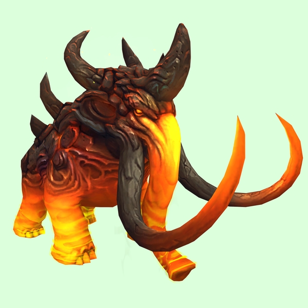 Amber Magmammoth w/ Longer Tusks & Large Spikes