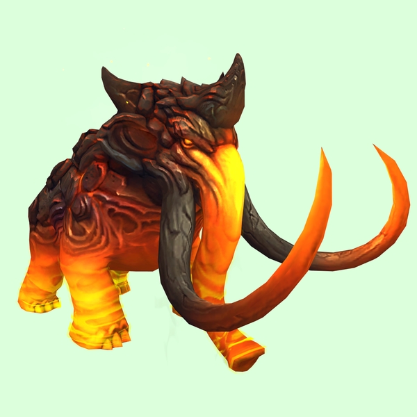 Amber Magmammoth w/ Longer Tusks & Small Spikes
