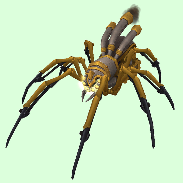 Gold Mechanical Spider