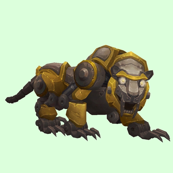 Gold & Grey Mechanical Tiger