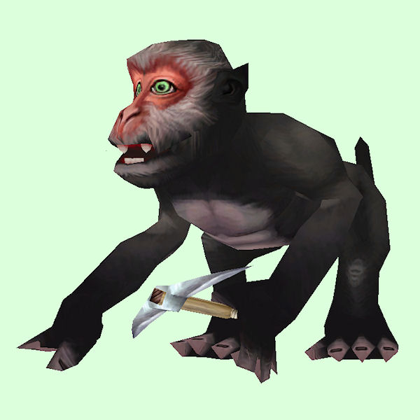 Black Axe Monkey Pet Look Petopia Hunter Pets in the World of