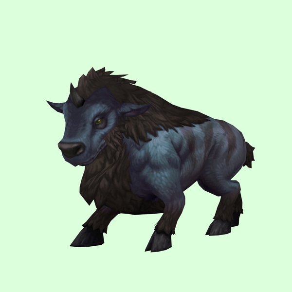 Blue Bruffalon w/ No Antlers or Nose Horn