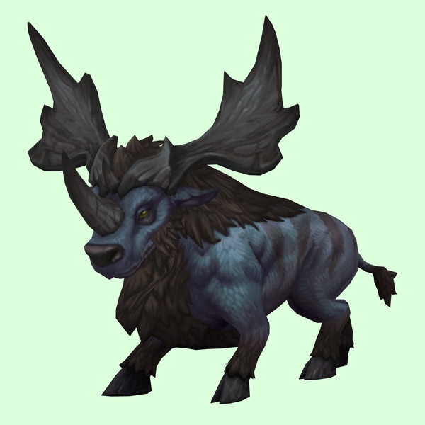 Blue Bruffalon w/ Large Antlers & Longer Nose Horn