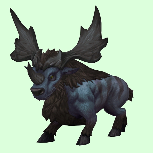 Blue Bruffalon w/ Large Antlers & Shorter Nose Horn