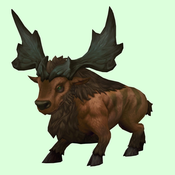 Russet Bruffalon w/ Large Antlers & No Nose Horn